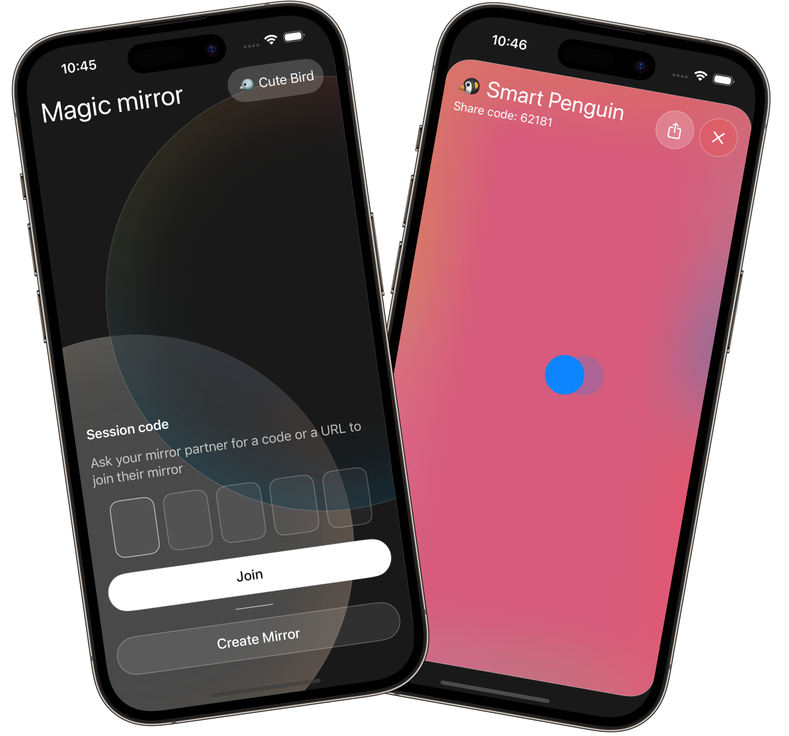 Magic Mirror phone illustration